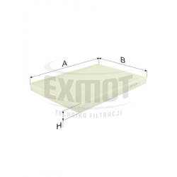 Filtr kabinowy WK 861 - Zamiennik: SC 40117, CU 27004, SKL 46496.